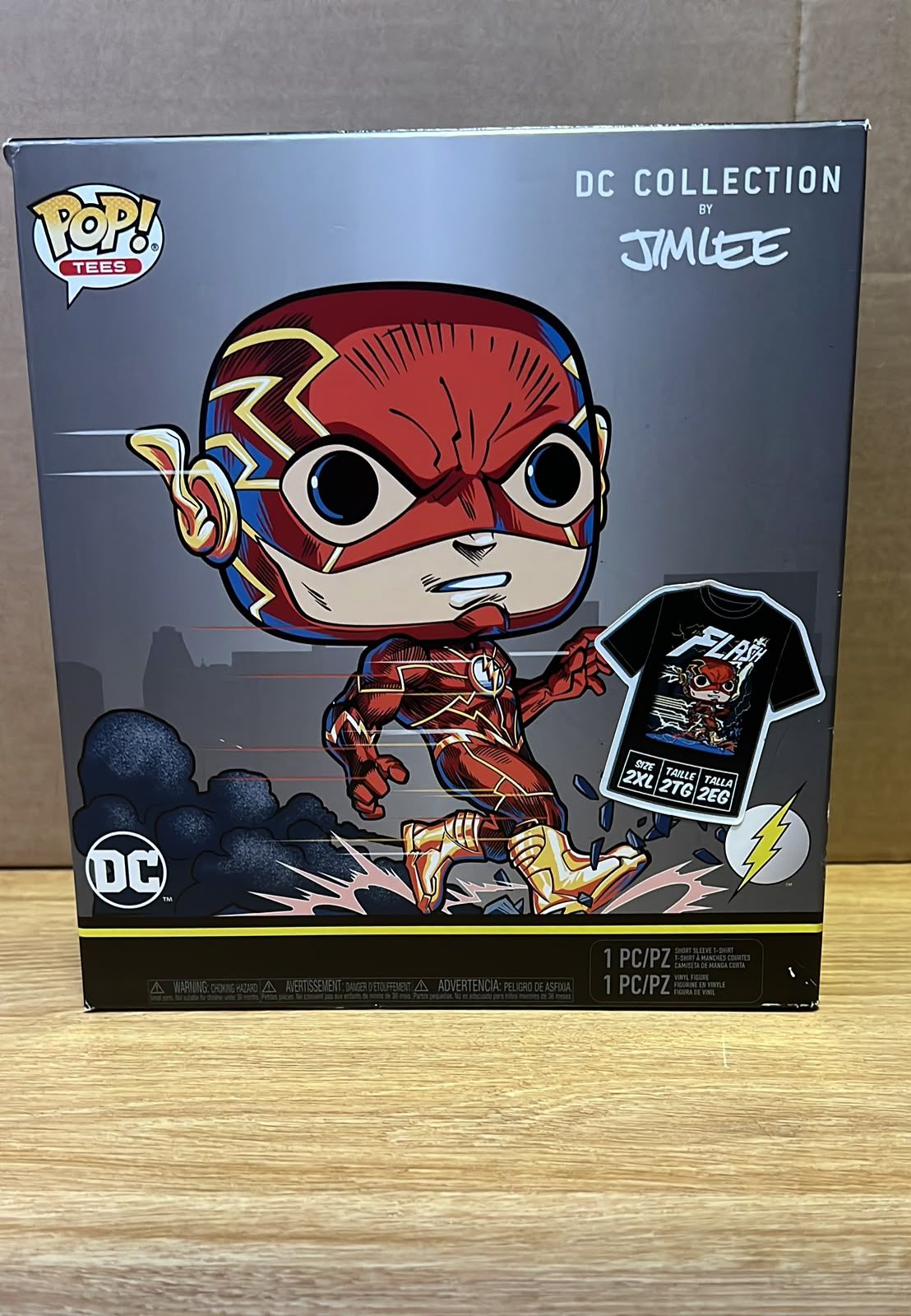 BOX DC THE FLASH (CAMSETA E FUNKO) 2XL